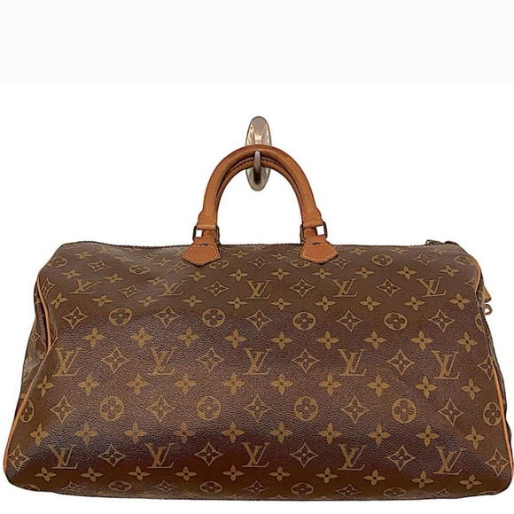 LOUIS VUITTON Vintage Monogram Speedy 40 Boston Bag Travel Weekender - Picture 10 of 15